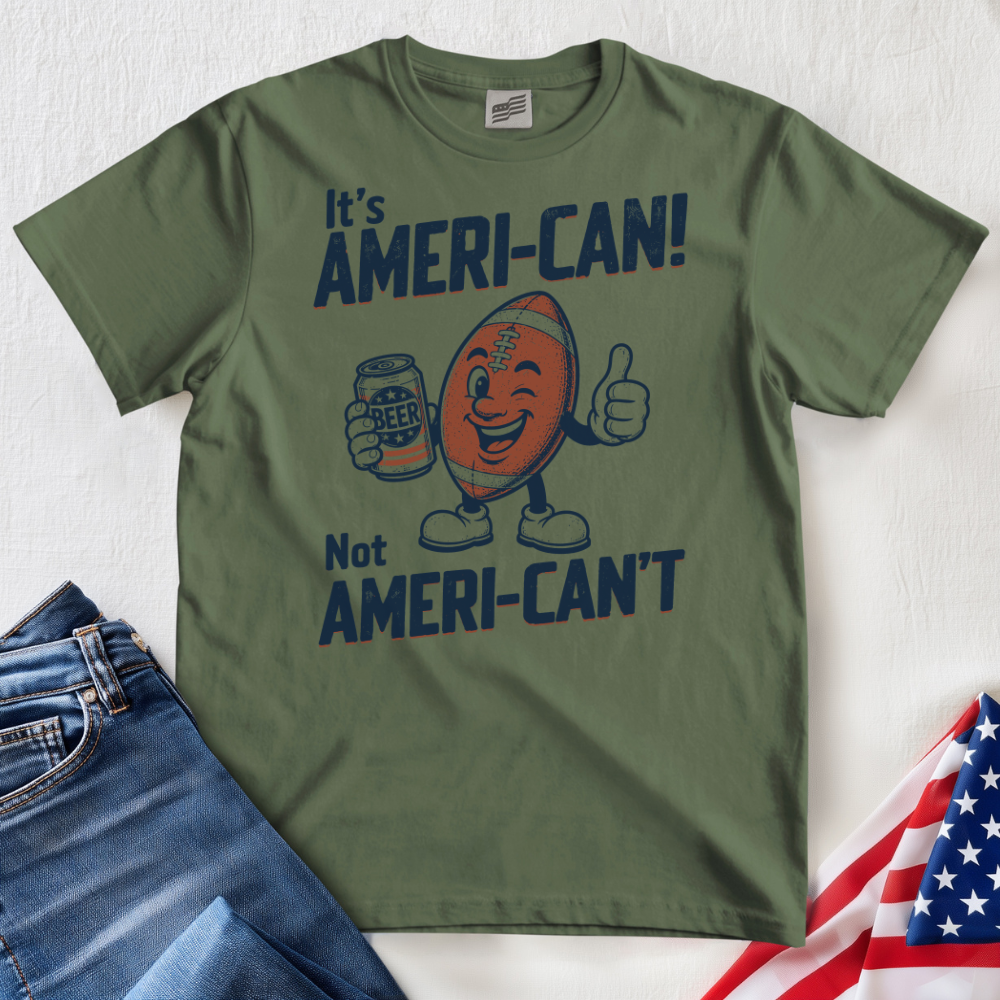 Ameri-Can Football T-Shirt