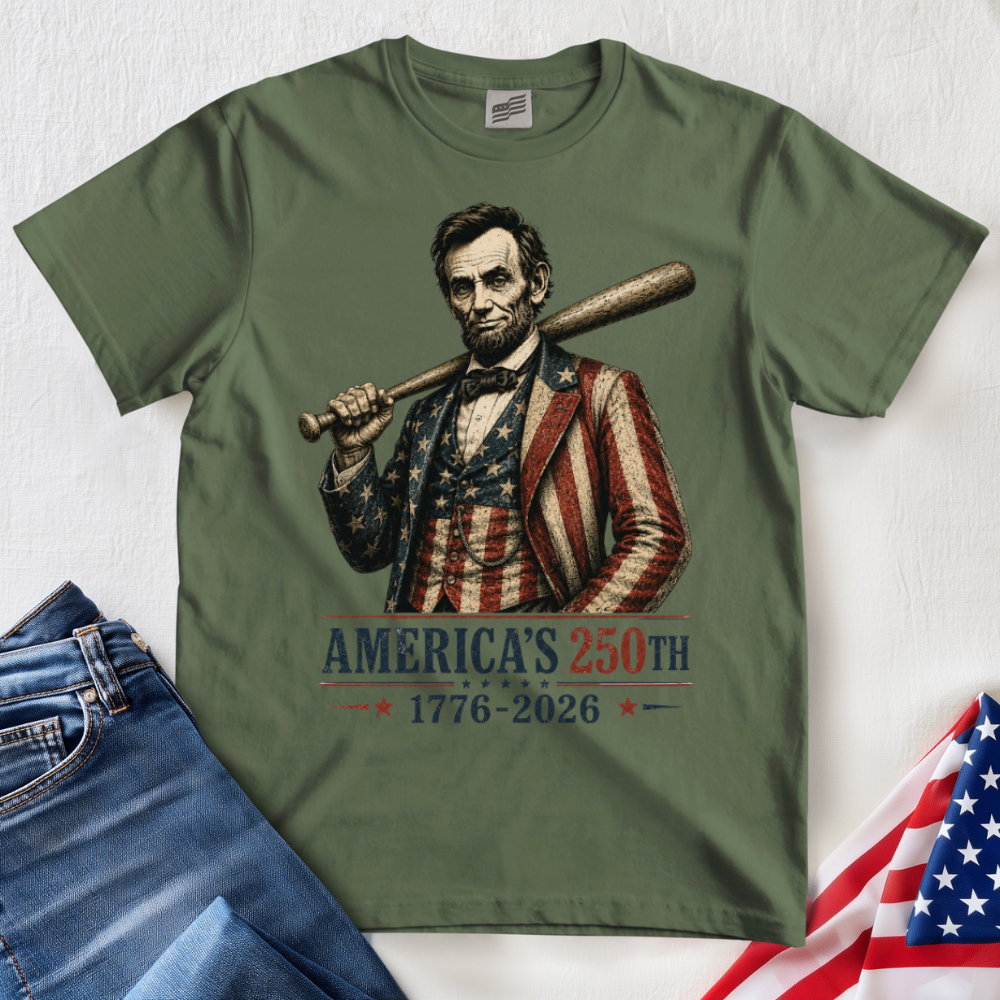 Baseball Lincoln 250th T-Shirt