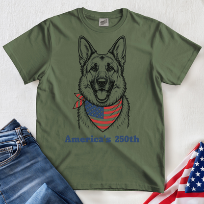 American German Shepherd 250 T-Shirt