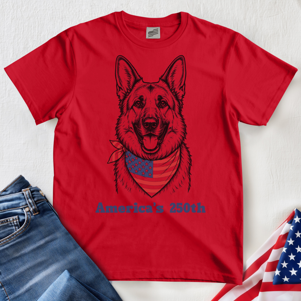 American German Shepherd 250 T-Shirt
