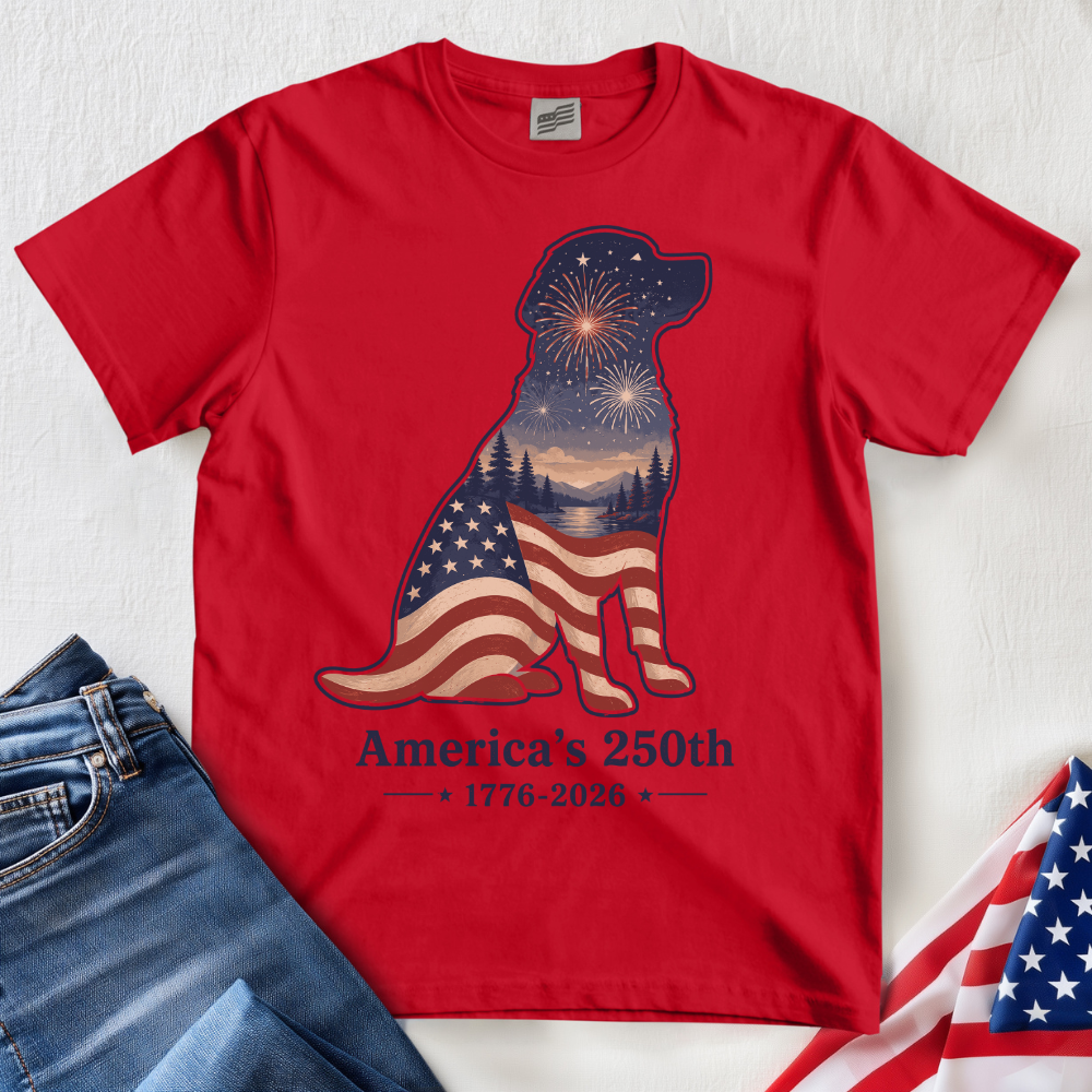 Patriot Dog America 250 T-Shirt