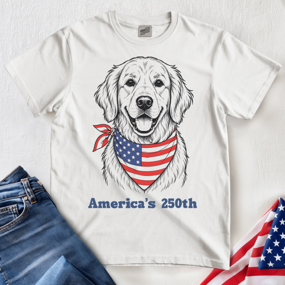 American Golden Retriever 250 T-Shirt