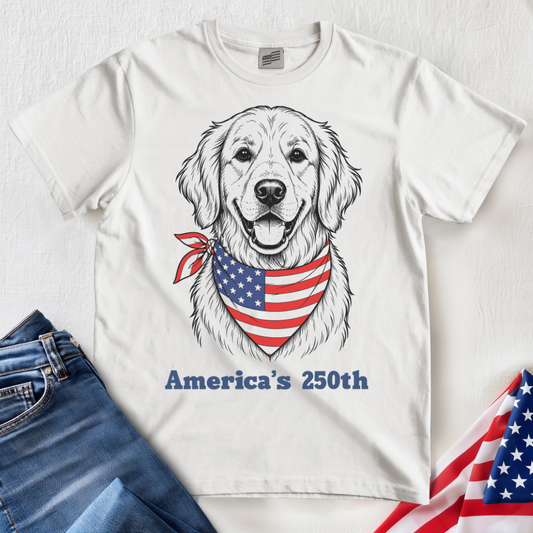 American Golden Retriever 250 T-Shirt