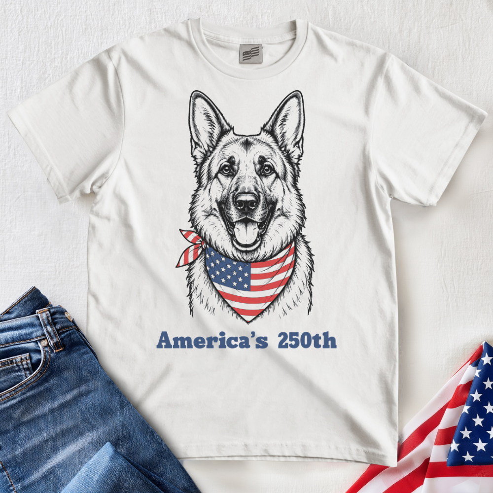 American German Shepherd 250 T-Shirt