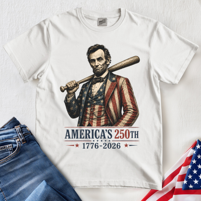 Baseball Lincoln 250th T-Shirt